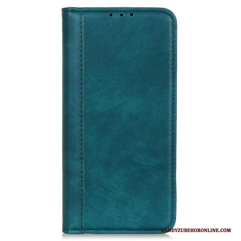 Bescherming Hoesje voor Xiaomi Redmi Note 12 4G Folio-hoesje Vintage Gespleten Leer