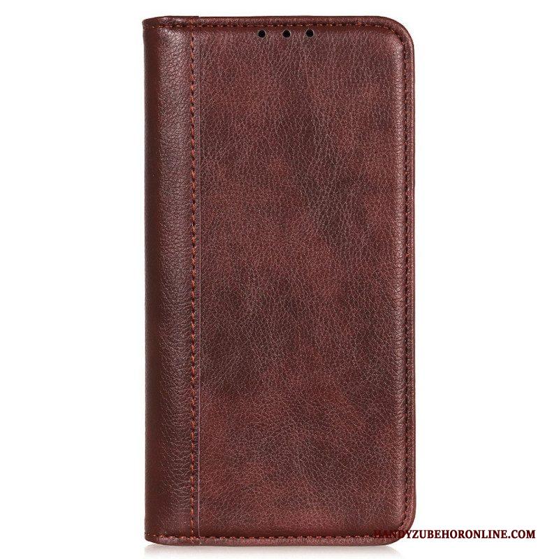 Bescherming Hoesje voor Xiaomi Redmi Note 12 4G Folio-hoesje Vintage Gespleten Leer