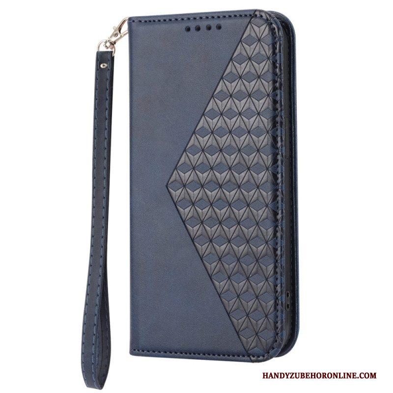 Bescherming Hoesje voor Xiaomi Redmi Note 12 5G Folio-hoesje Stijl Leer 3d-patroon