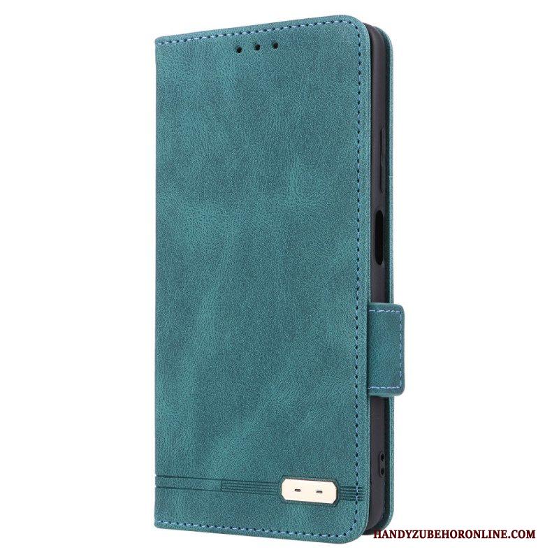 Bescherming Hoesje voor Xiaomi Redmi Note 12 Pro Folio-hoesje Stijlvol Leereffect