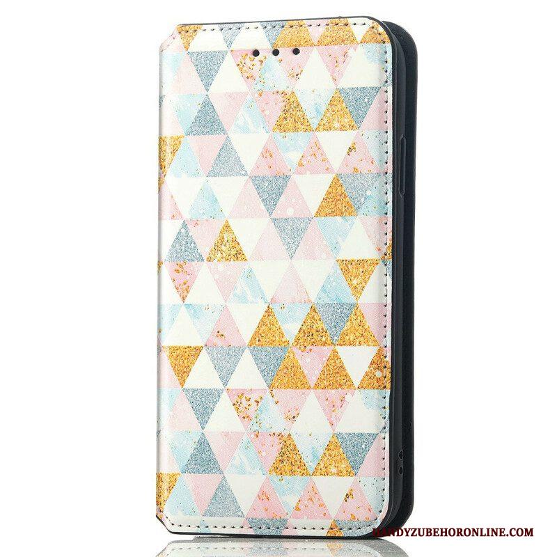 Bescherming Hoesje voor iPhone 13 Pro Max Folio-hoesje Verrassend Kleurrijk Patroon