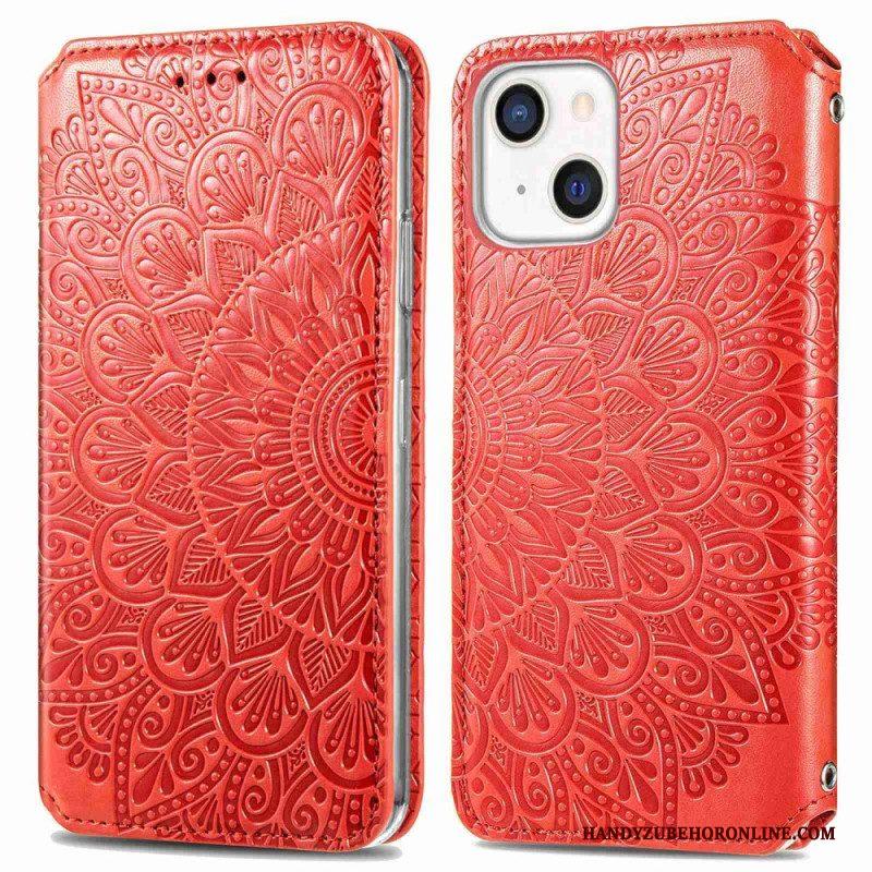 Bescherming Hoesje voor iPhone 14 Plus Folio-hoesje Mandala