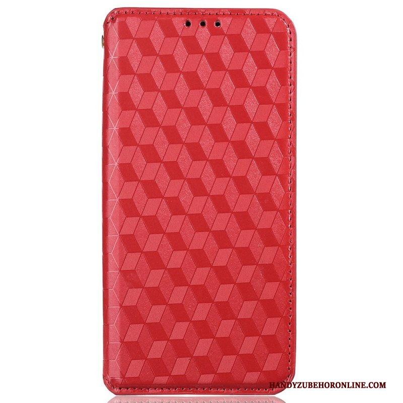 Bescherming Hoesje voor iPhone 14 Pro Max Folio-hoesje 3d Textuur