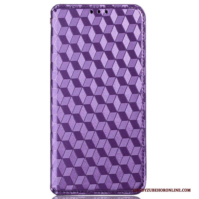 Bescherming Hoesje voor iPhone 14 Pro Max Folio-hoesje 3d Textuur