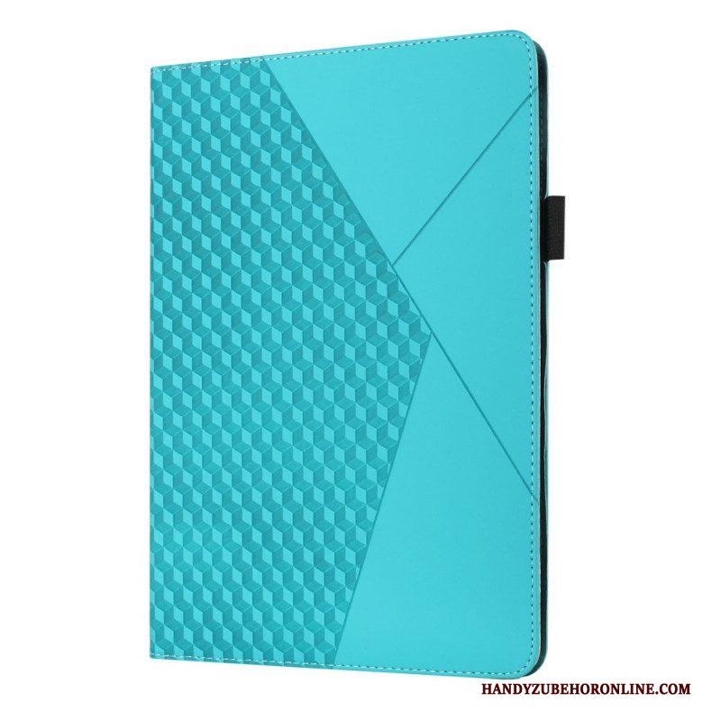 Case voor Samsung Galaxy Tab A8 (2021) Getextureerde Elastische Band