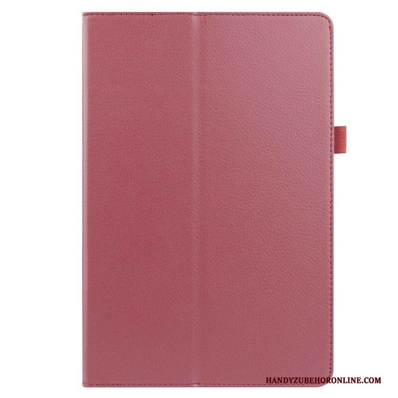 Case voor Samsung Galaxy Tab S8 Plus / Tab S7 Plus Lychee Kunstleer