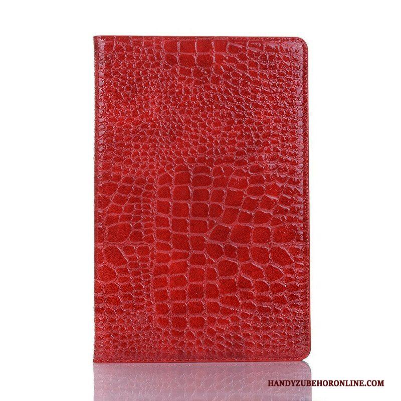 Cover voor Samsung Galaxy Tab A7 Lite Krokodil Textuur