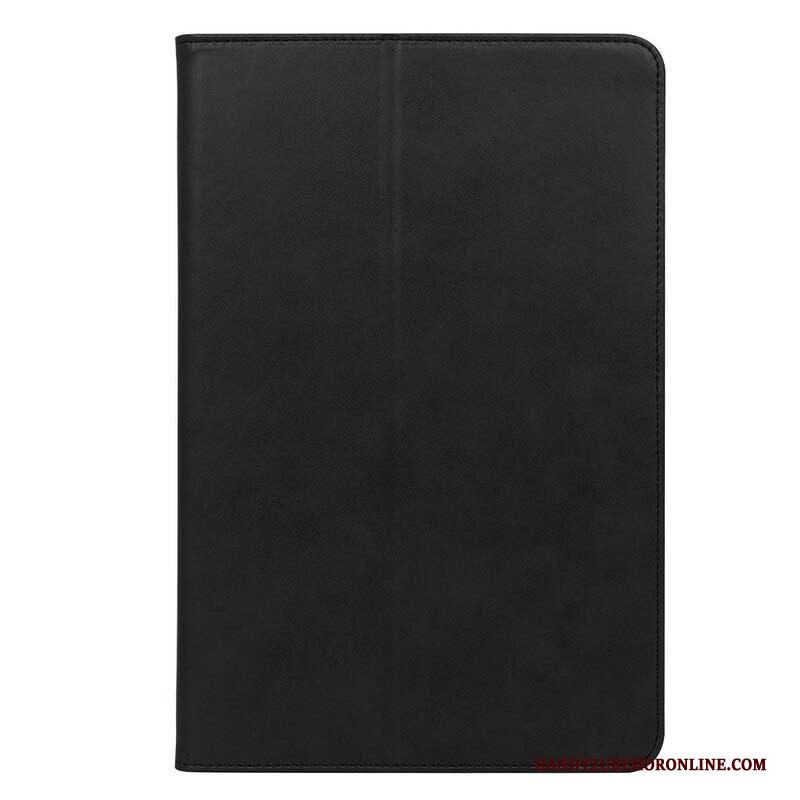 Cover voor Samsung Galaxy Tab S8 Plus / Tab S7 Plus Leren Stijl Met Riem