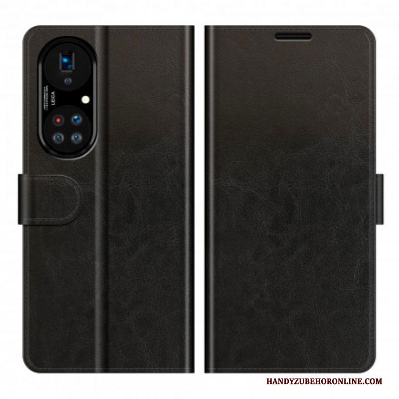 Flip Case voor Huawei P50 Pro Stijl Lederen Ontwerp