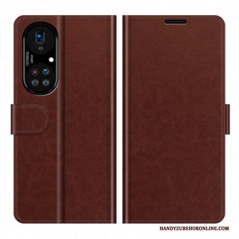 Flip Case voor Huawei P50 Pro Stijl Lederen Ontwerp