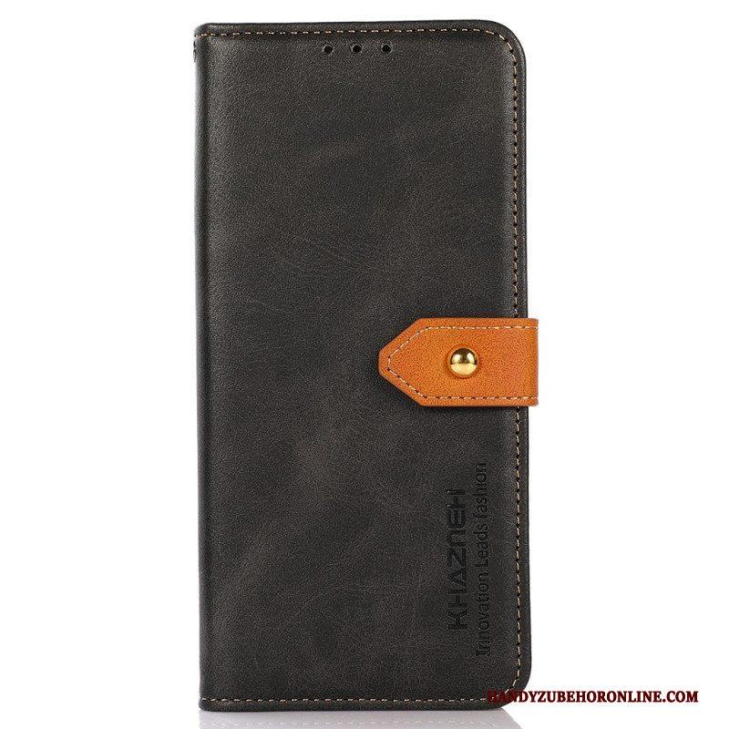 Flip Case voor Motorola Edge 40 Pro Khazneh-riem