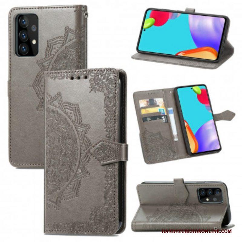 Flip Case voor Samsung Galaxy A52 4G / A52 5G / A52s 5G Mandala Middeleeuwen