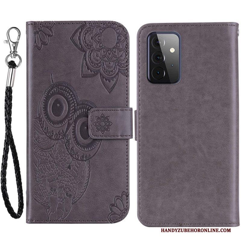 Flip Case voor Samsung Galaxy A53 5G Mandala Uil