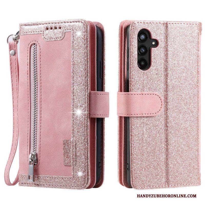 Flip Case voor Samsung Galaxy A54 5G Portemonnee 9 Kaarthouders