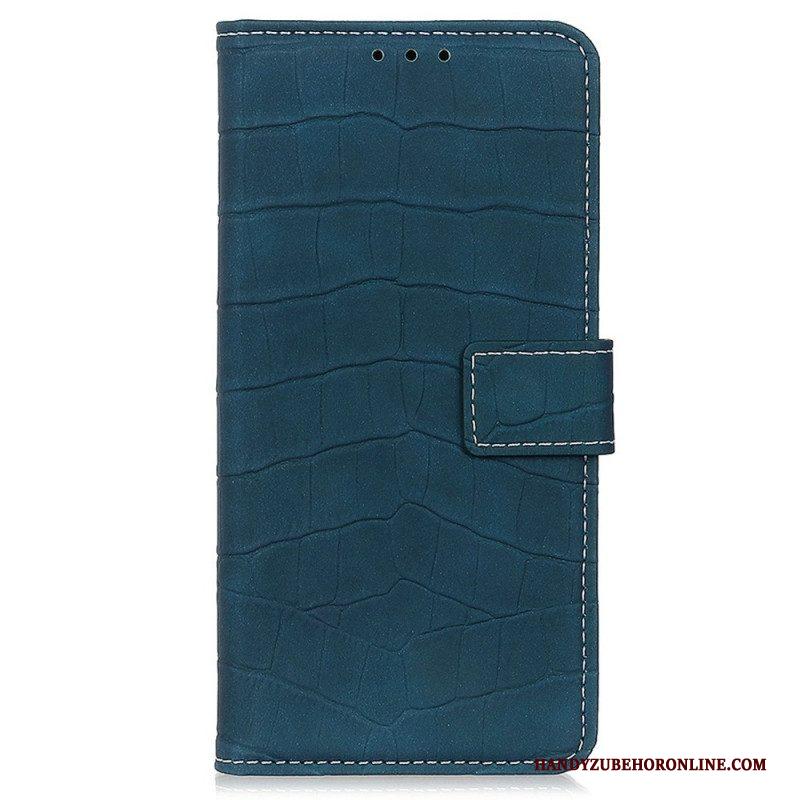 Flip Case voor Samsung Galaxy M23 5G Krokodillenhuidstijl