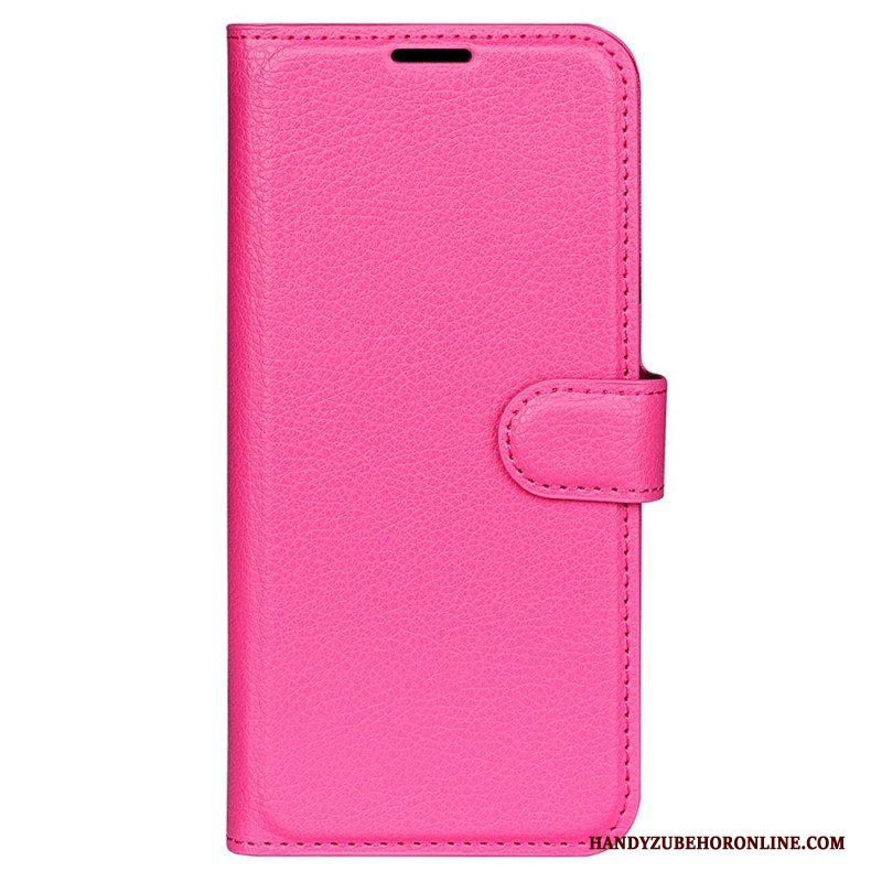 Flip Case voor Samsung Galaxy M33 5G Lychee Lederen Stijl