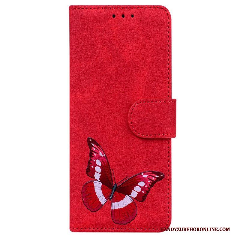 Flip Case voor Samsung Galaxy M53 5G Vlinder