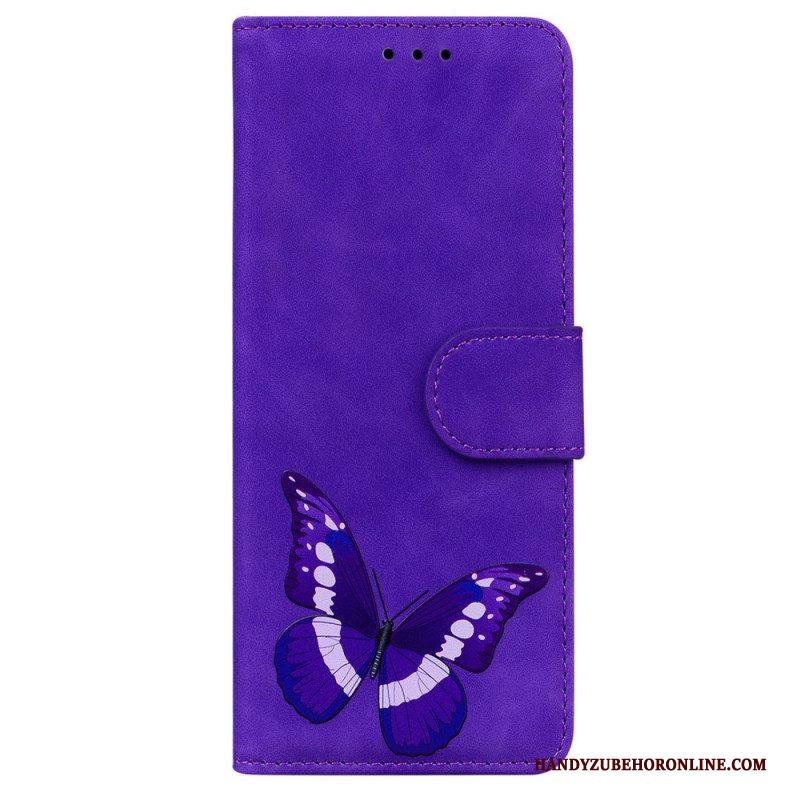 Flip Case voor Samsung Galaxy M53 5G Vlinder