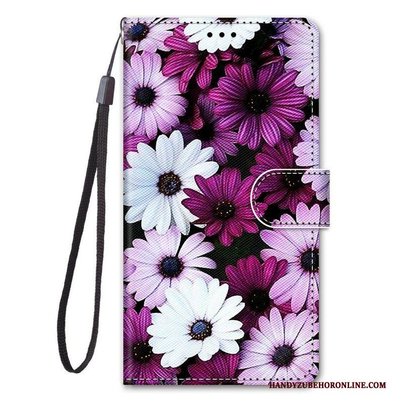 Flip Case voor Samsung Galaxy S21 5G Bloemen Wonder
