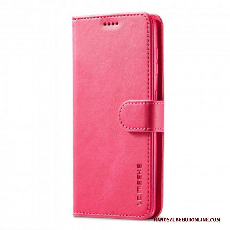 Flip Case voor Samsung Galaxy S21 5G Lc.imeeke Ledereffect