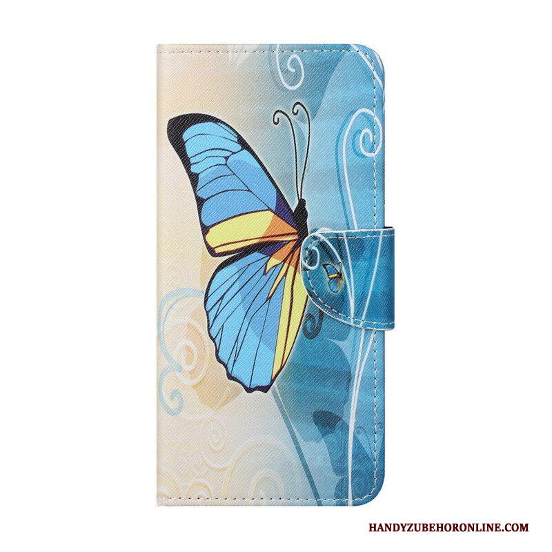 Flip Case voor Samsung Galaxy S21 FE Vlinders