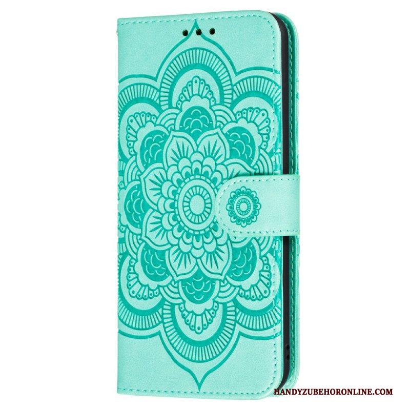 Flip Case voor Samsung Galaxy S22 5G Volledige Mandala