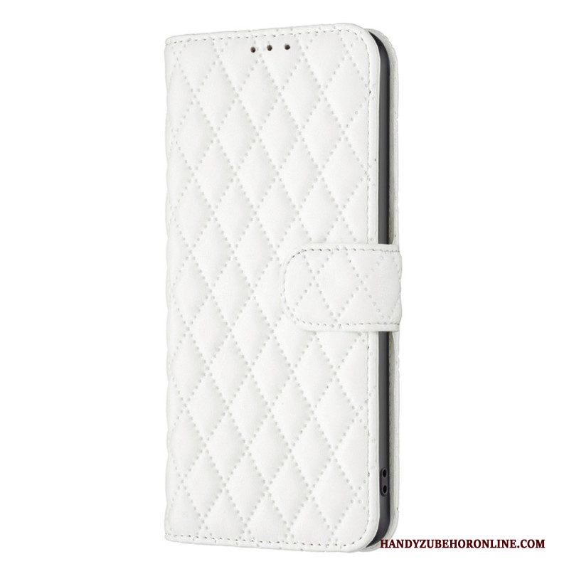 Flip Case voor Samsung Galaxy S23 5G Gewatteerde Binfen Kleur