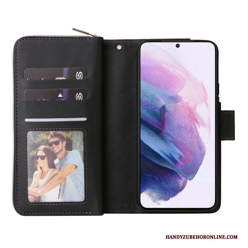 Flip Case voor Samsung Galaxy S23 Plus 5G Met Ritssluiting