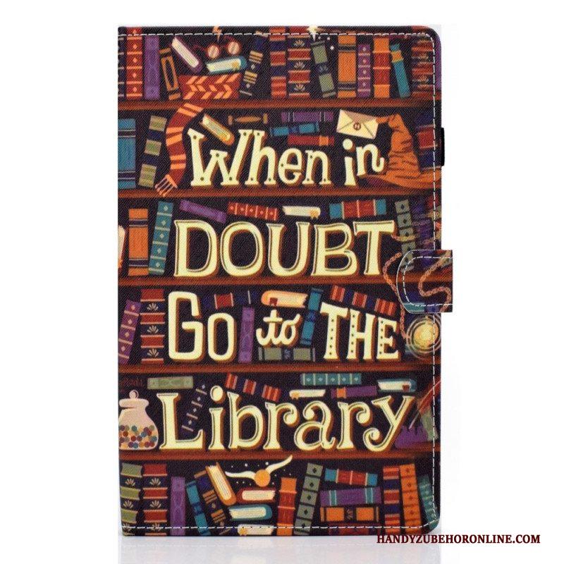 Flip Case voor Samsung Galaxy Tab A8 (2021) Bibliotheek