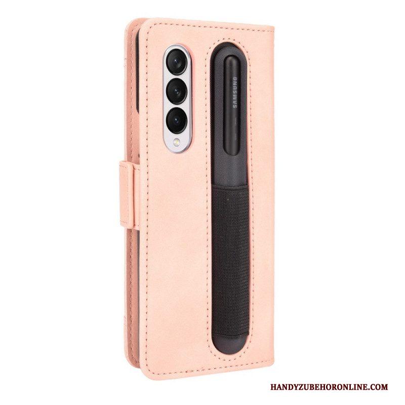 Flip Case voor Samsung Galaxy Z Fold 3 5G Eersteklas Stylushouder