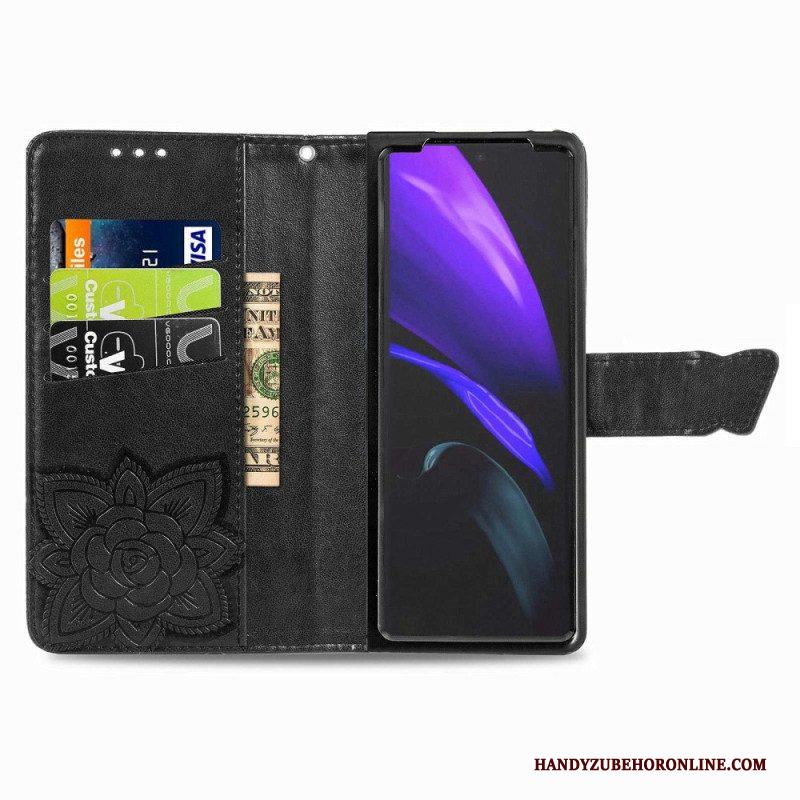 Flip Case voor Samsung Galaxy Z Fold 4 Gigantische Vlinder