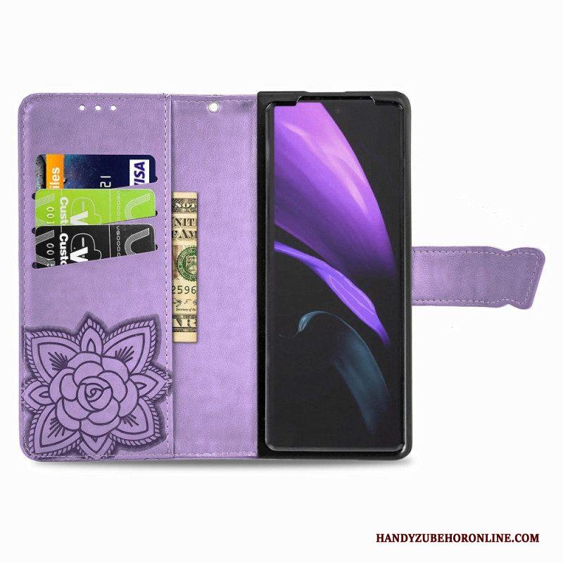 Flip Case voor Samsung Galaxy Z Fold 4 Gigantische Vlinder