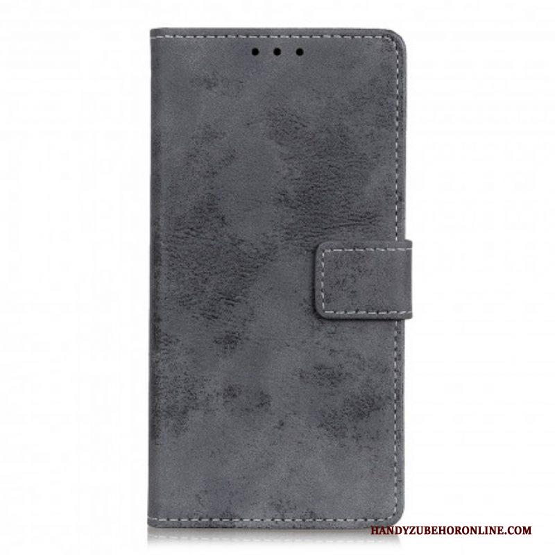 Flip Case voor Sony Xperia 1 III Vintage Leereffect