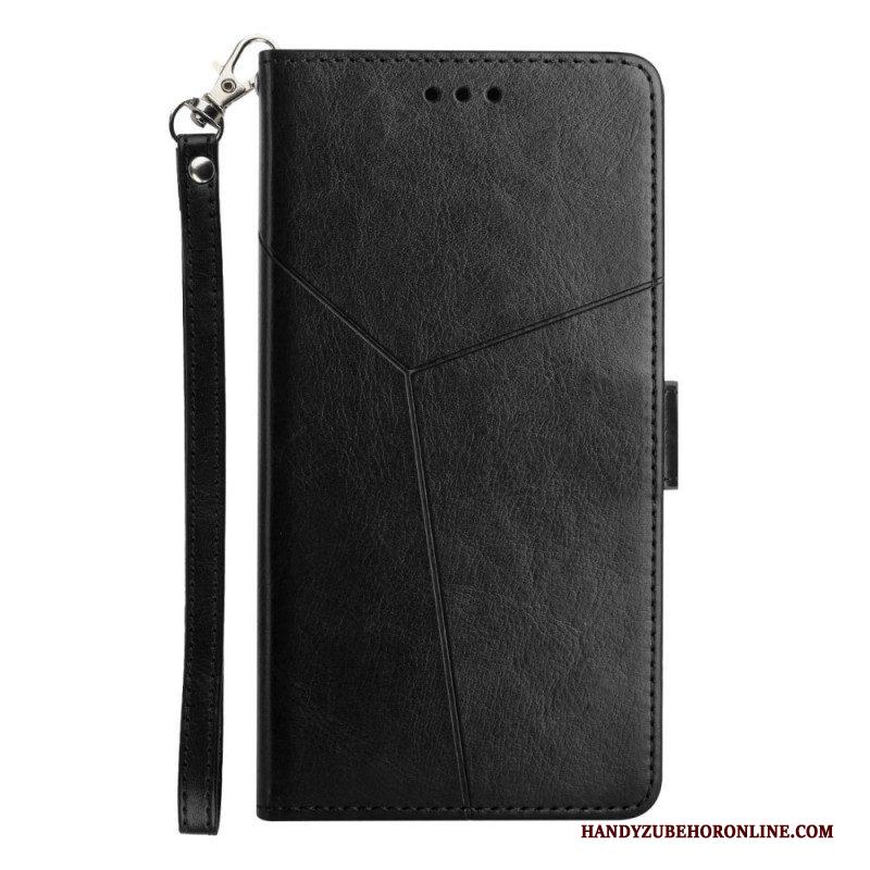 Flip Case voor Sony Xperia 1 IV Met Ketting Y-patroon Met Bandjes