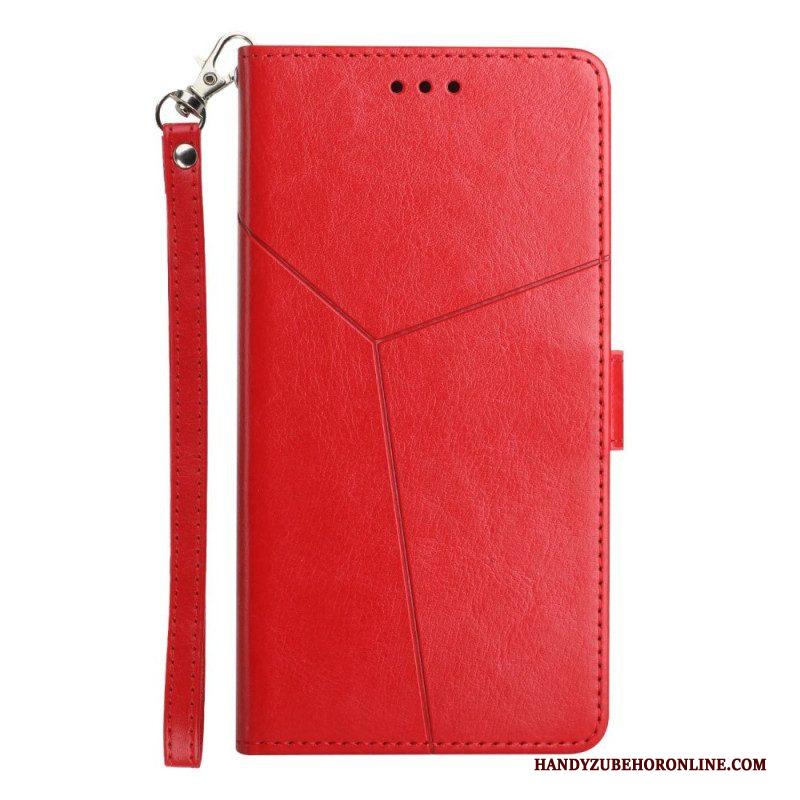 Flip Case voor Sony Xperia 1 IV Met Ketting Y-patroon Met Bandjes