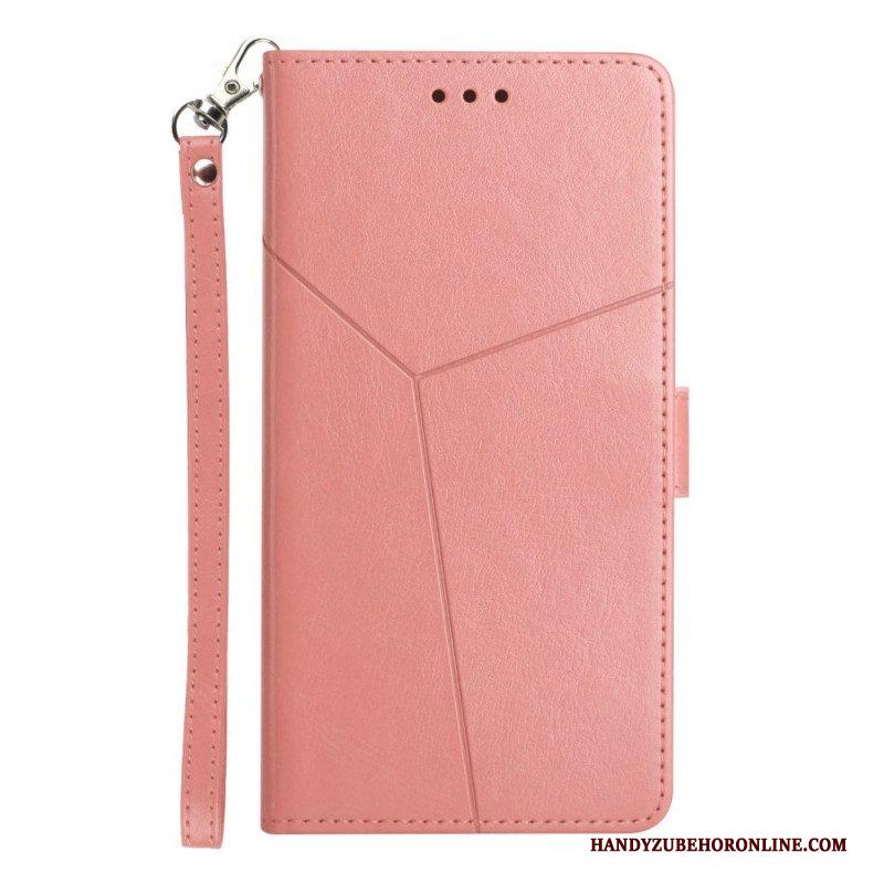 Flip Case voor Sony Xperia 1 IV Met Ketting Y-patroon Met Bandjes