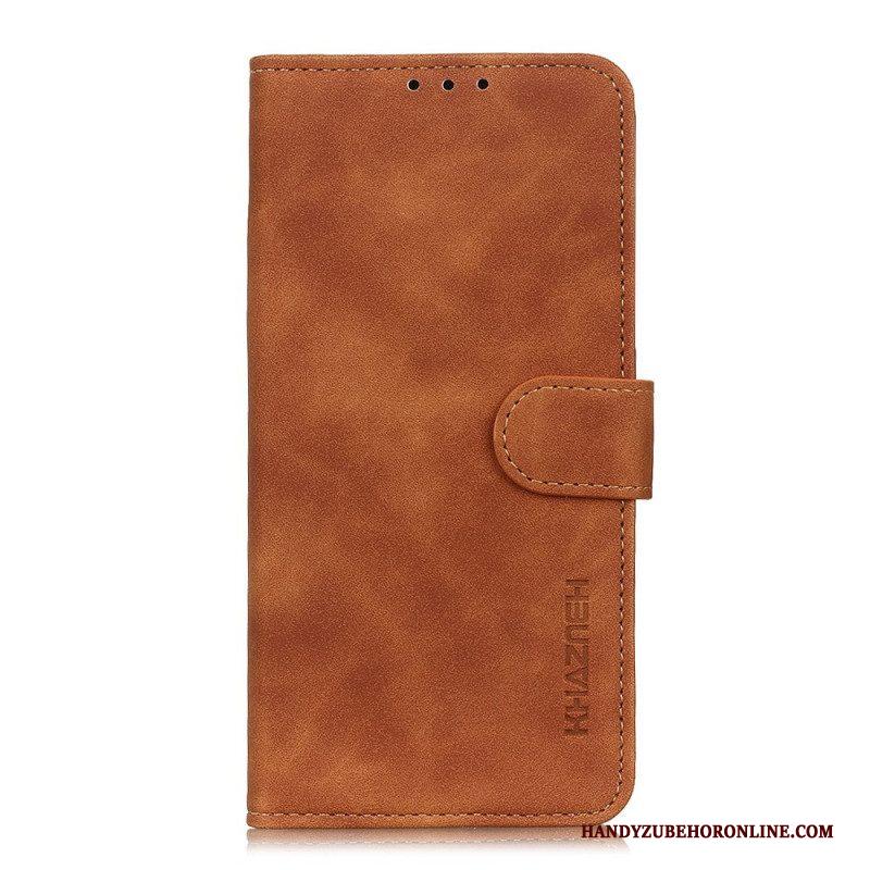 Flip Case voor Sony Xperia Pro-I Khazneh Vintage Leereffect