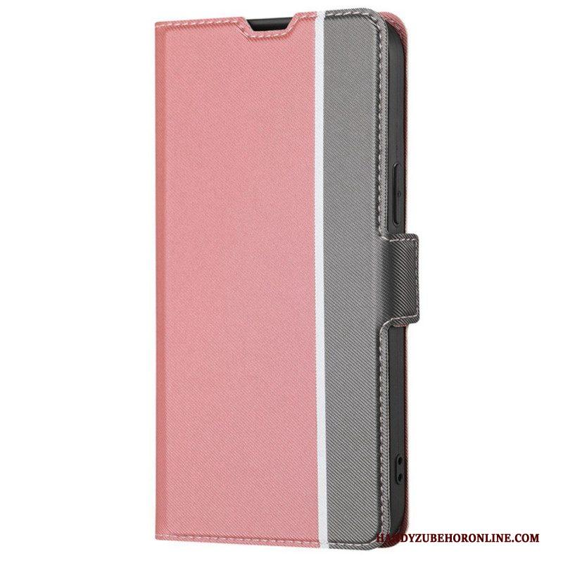 Flip Case voor Xiaomi 12T / 12T Pro Ultrafijn Tweekleurig