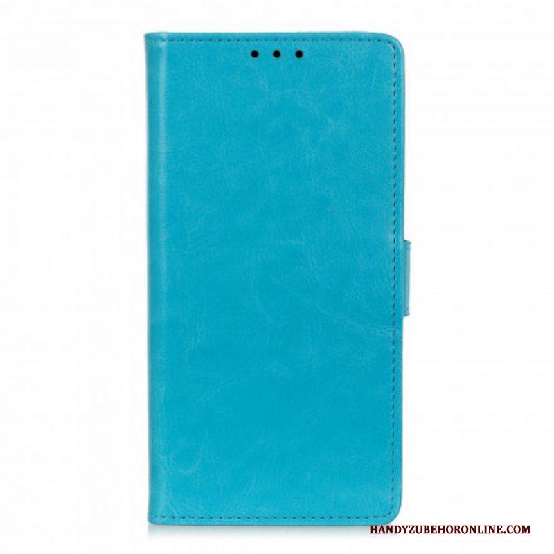 Flip Case voor Xiaomi Redmi Note 10 / 10S Eenvoudig Glanzend Leereffect