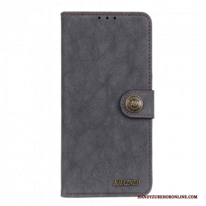 Flip Case voor Xiaomi Redmi Note 10 5G Khazneh Retro Splitleer