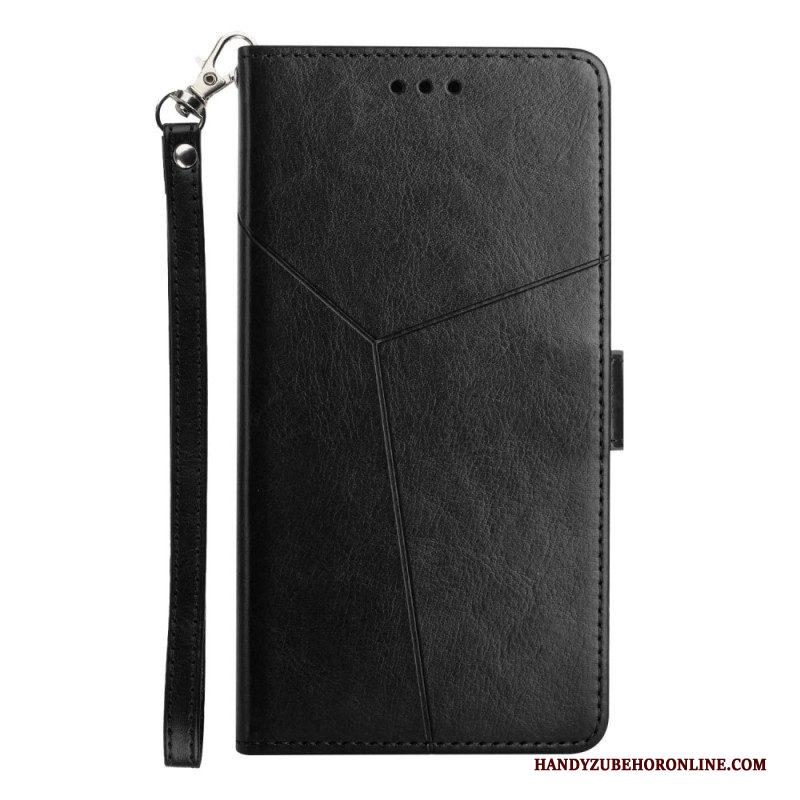 Flip Case voor Xiaomi Redmi Note 12 4G Met Ketting Y Strappy-ontwerp