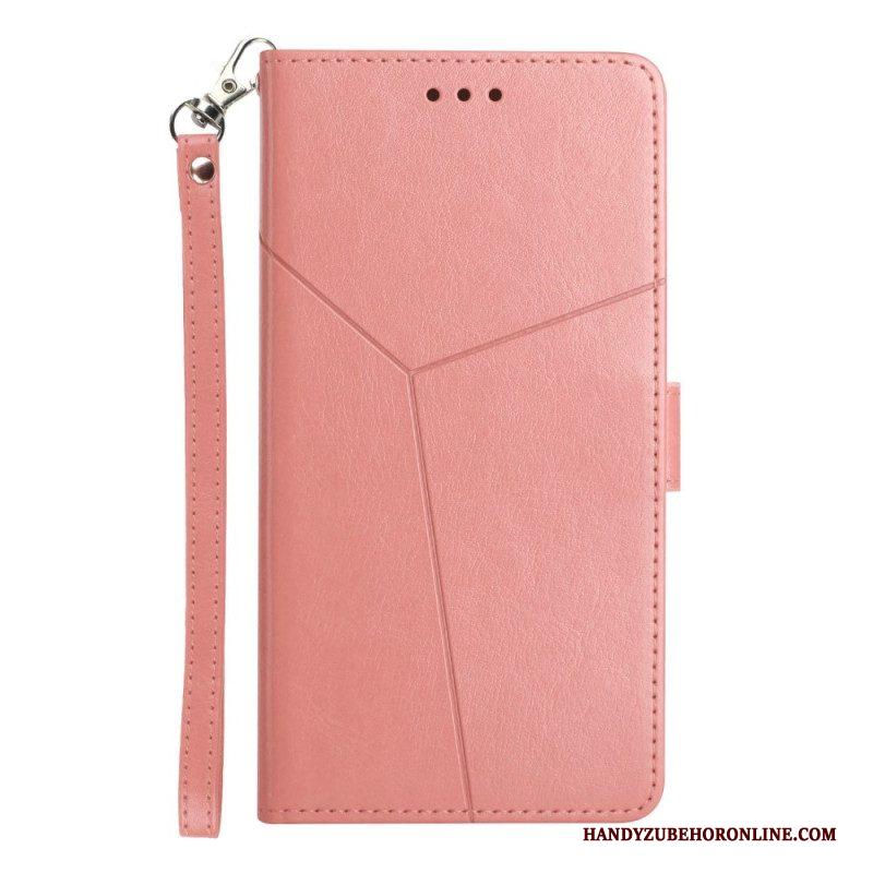 Flip Case voor Xiaomi Redmi Note 12 4G Met Ketting Y Strappy-ontwerp