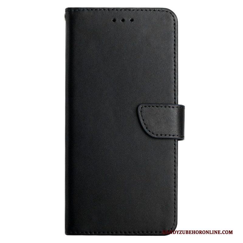 Flip Case voor Xiaomi Redmi Note 12 5G Echt Nappaleer