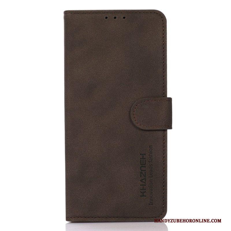 Flip Case voor Xiaomi Redmi Note 12 Pro Plus Khazneh Modieus Leereffect