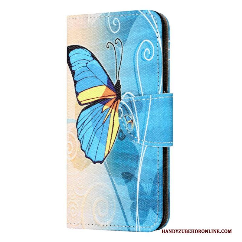 Flip Case voor iPhone 15 Vlinders