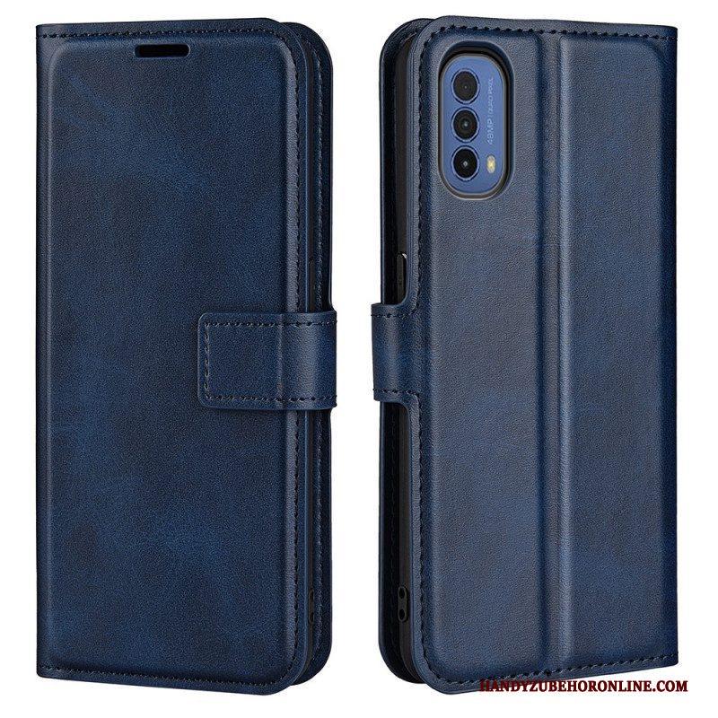 Folio-hoesje voor Moto E40 / E30 / E20 Slank Extreem Leereffect