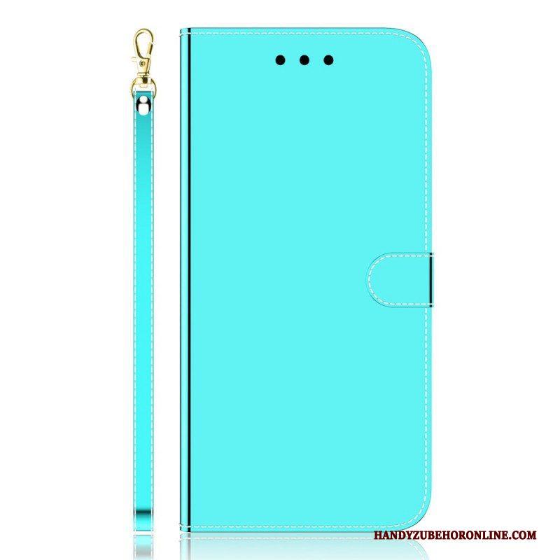 Folio-hoesje voor Moto E40 / E30 / E20 Spiegelhoes Van Imitatieleer