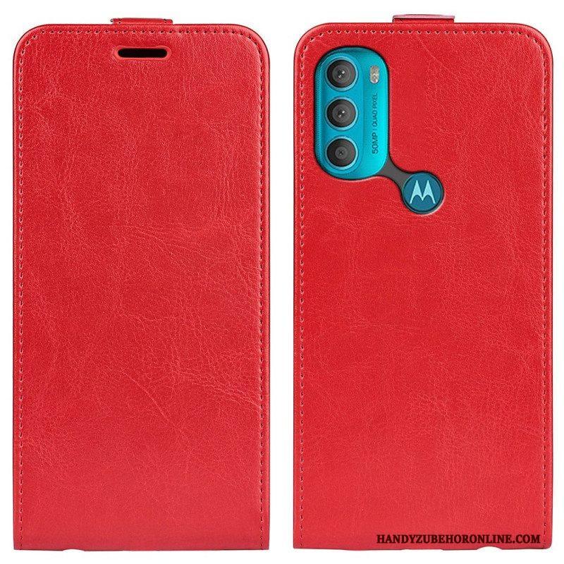 Folio-hoesje voor Moto G71 5G Flip Case Retro Opvouwbaar