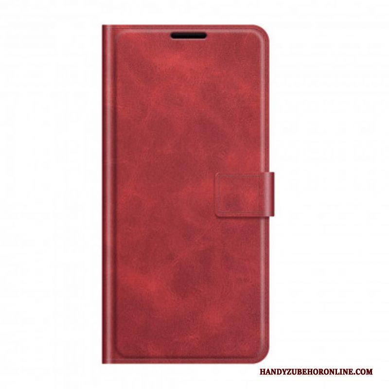 Folio-hoesje voor Motorola Edge 20 Pro Slank Extreem Leereffect