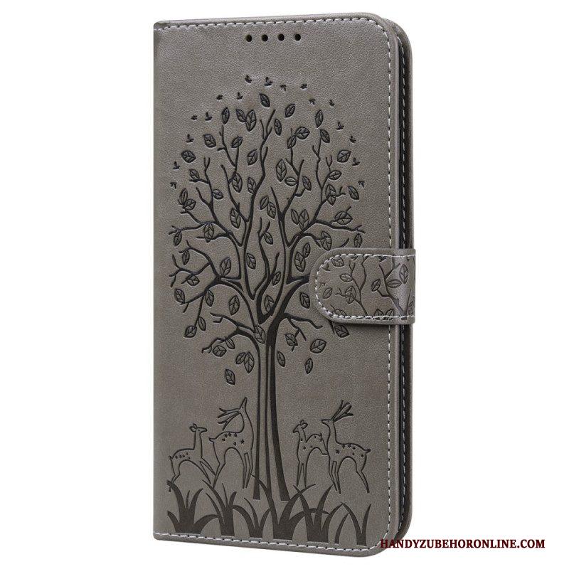 Folio-hoesje voor Samsung Galaxy A13 5G / A04s Strakke Mandala